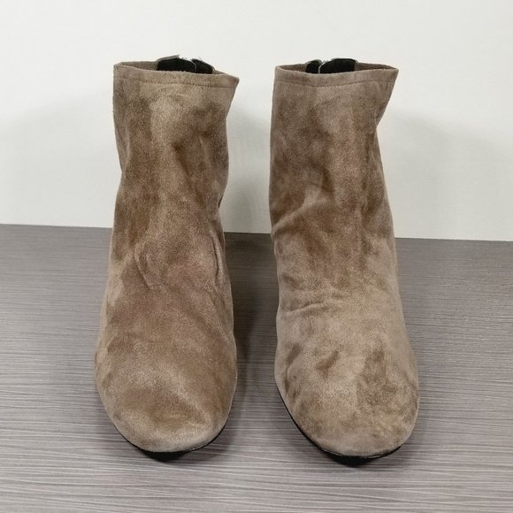 Via Spiga Nadia Bootie, Tan Suede, Womens Size 9.5 M / 39.5 - Picture 2 of 10